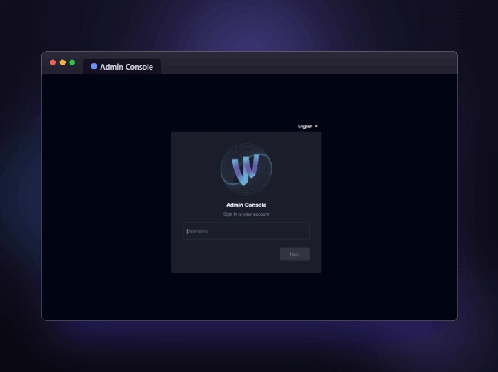 iGaming Admin Console — screenshot