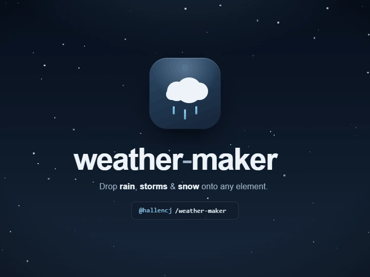 Weather Maker — screenshot